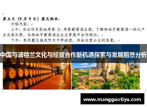 中国与波特兰文化与经贸合作新机遇探索与发展前景分析